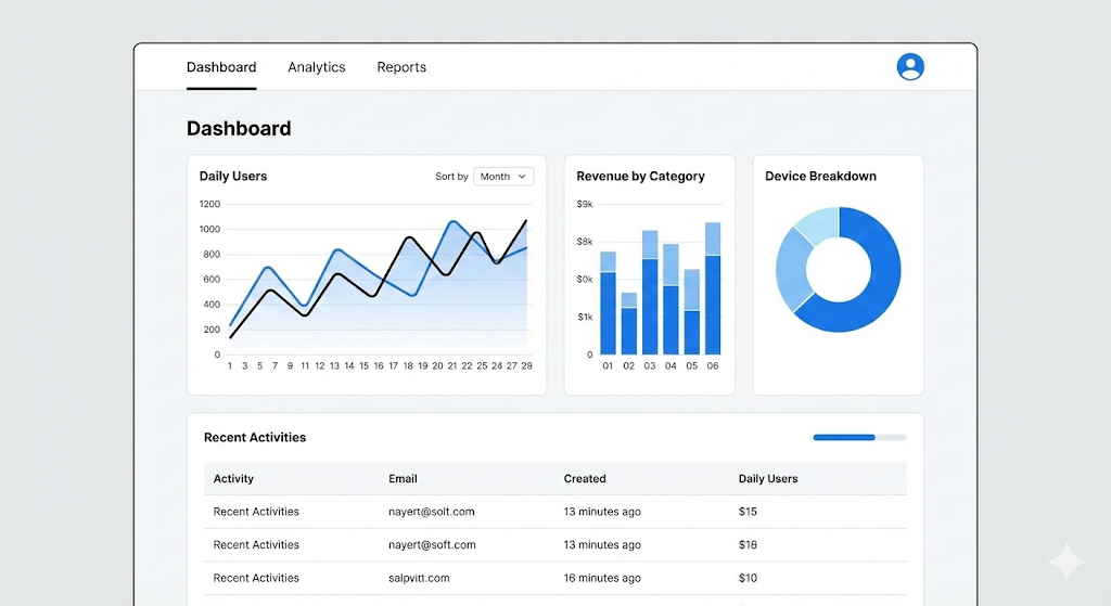 Swim QR Manager Dashboard